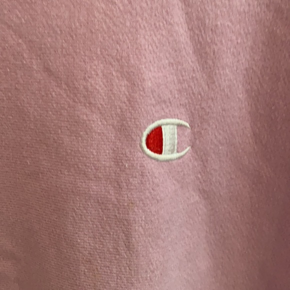 pink CHAMPION reverse weave sweatshirt size small - Picture 4 of 5